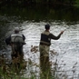 two fishing 